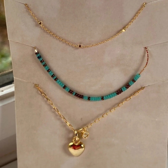 Anthropologie Jewelry - Anthropologie Serefina Delicate Necklace Set